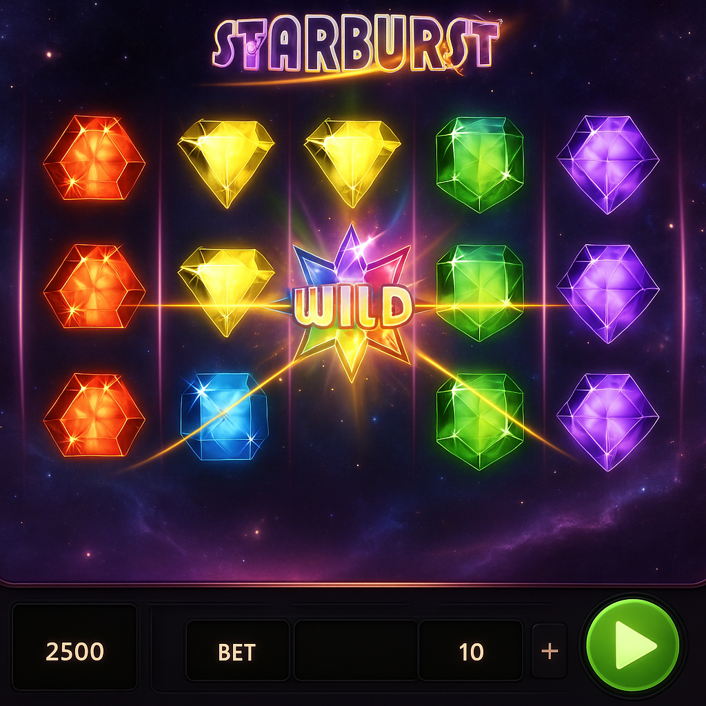 1Red Casino - Starburst Slot Game